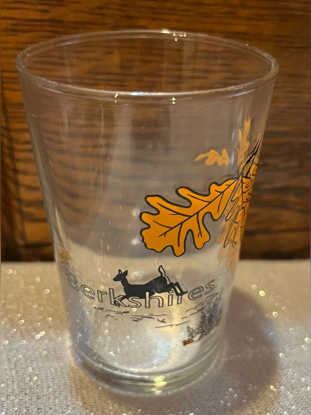 The Berkshires Seasons Glasses Set of Four 7oz Made In USA Mass MoCA NIB